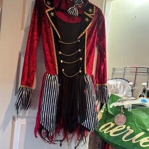 Spirit Red and Black Ringmaster Costume for Kids